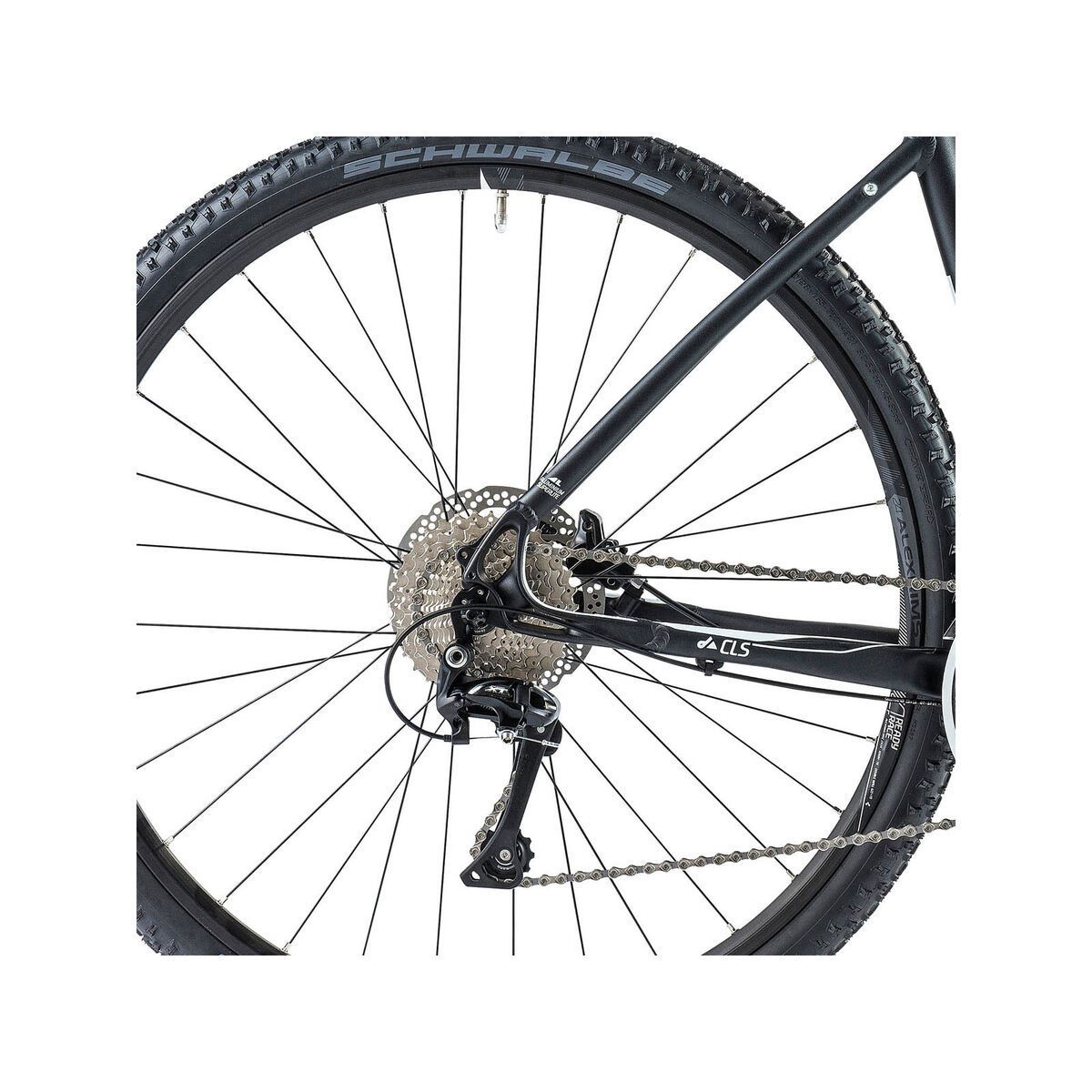 Cube Cross Pro Lady, black anodized/white - Bild 4