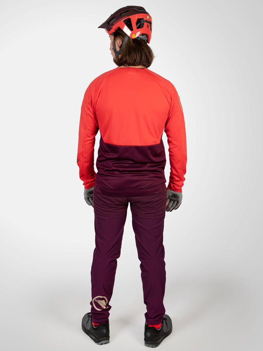 Endura MT500 Burner Trikot (Langarm), aubergine - Bild 8