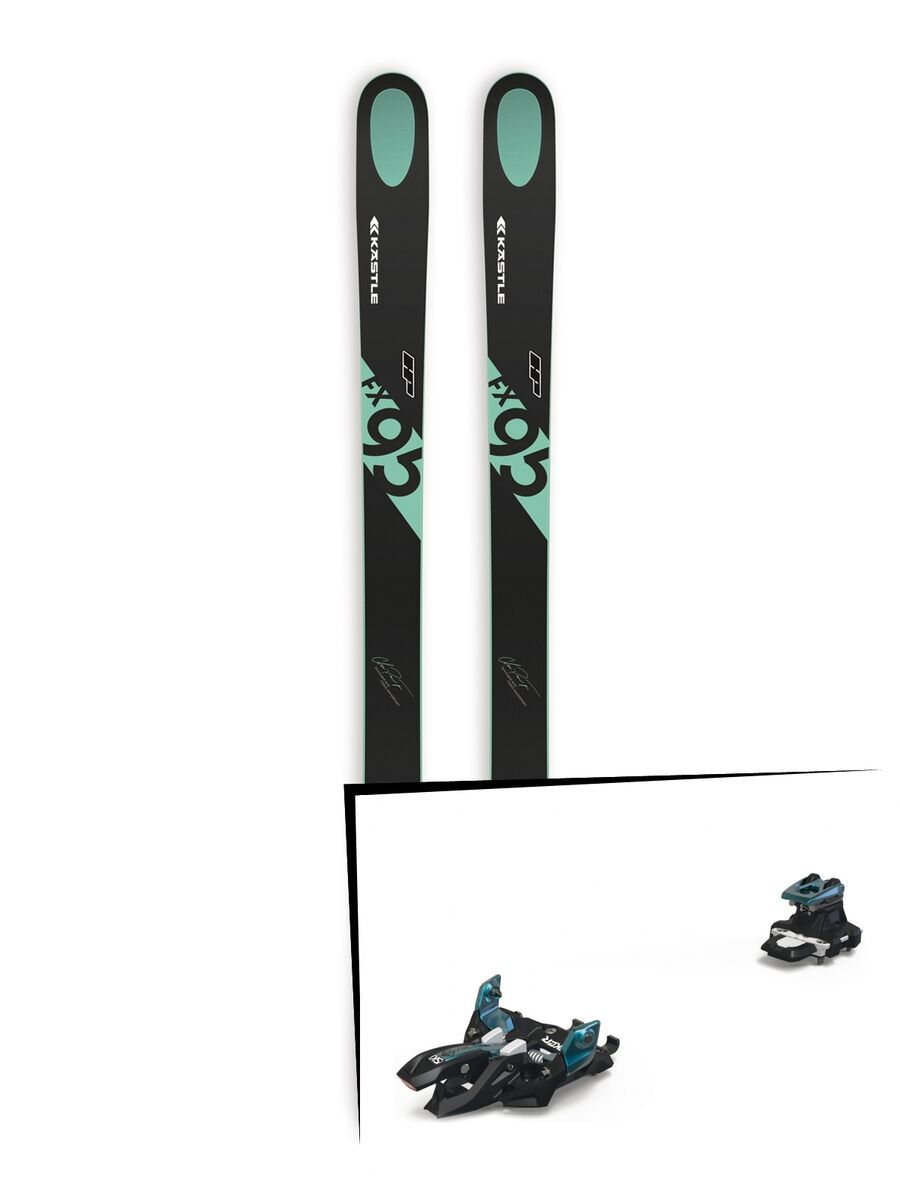 Set: Kästle FX95 HP 2019 + Marker Alpinist 9 black/turquoise - Bild 1