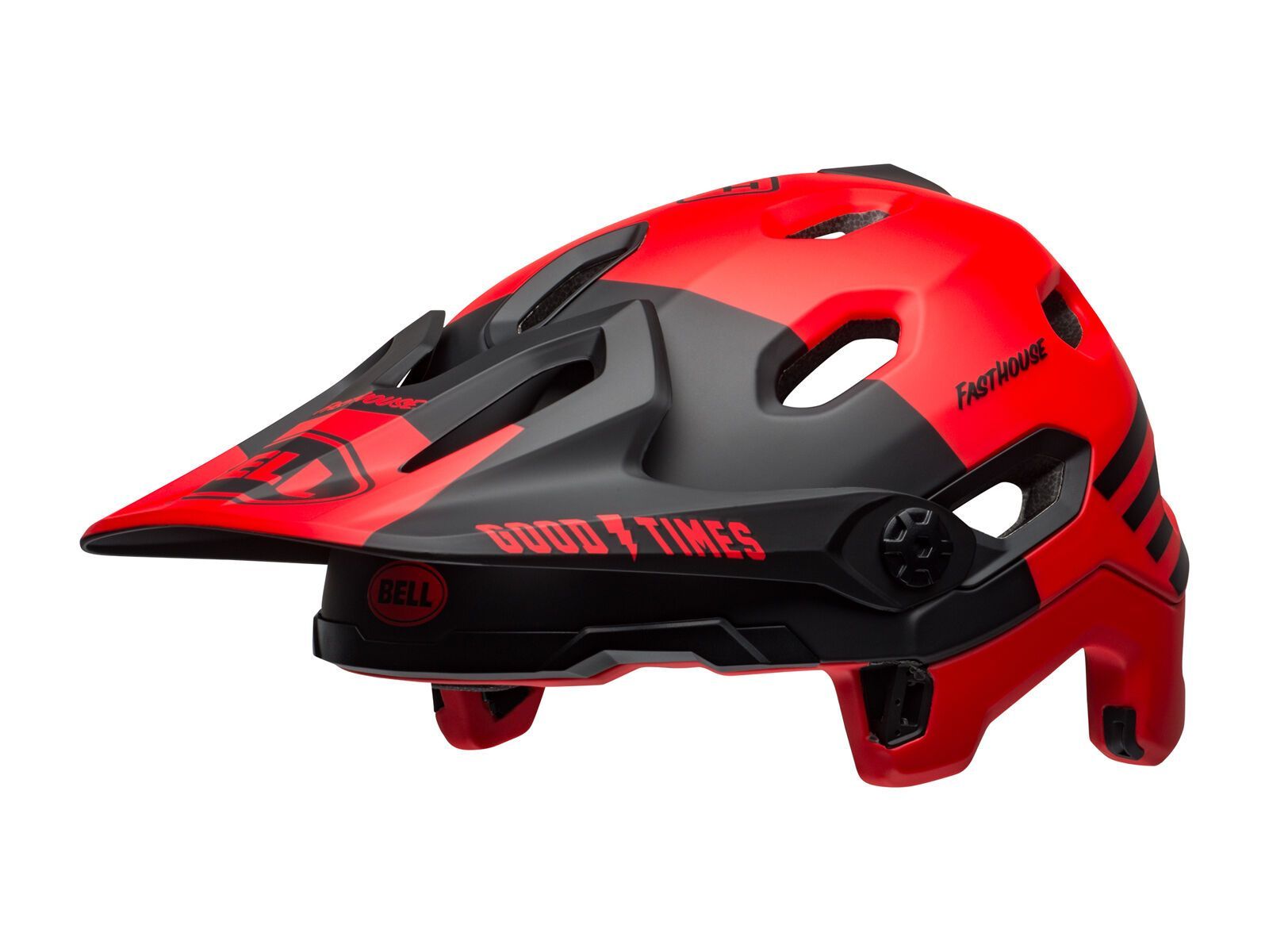 Bell Super DH Spherical MIPS Fasthouse, matt/gloss red/black - Bild 6