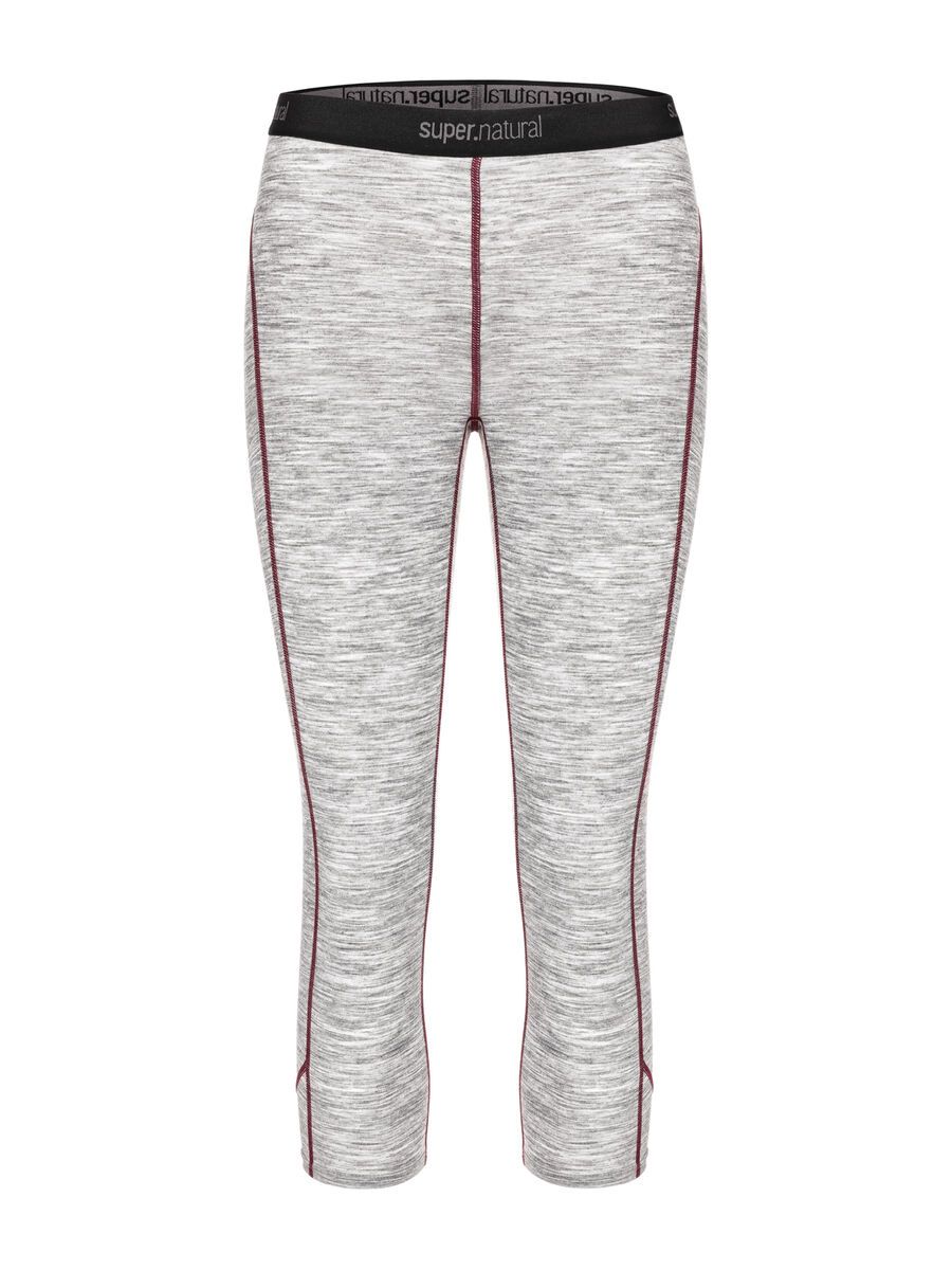 super.natural W Base 3/4 Tight 175, ash melange/pomegranate - Bild 1