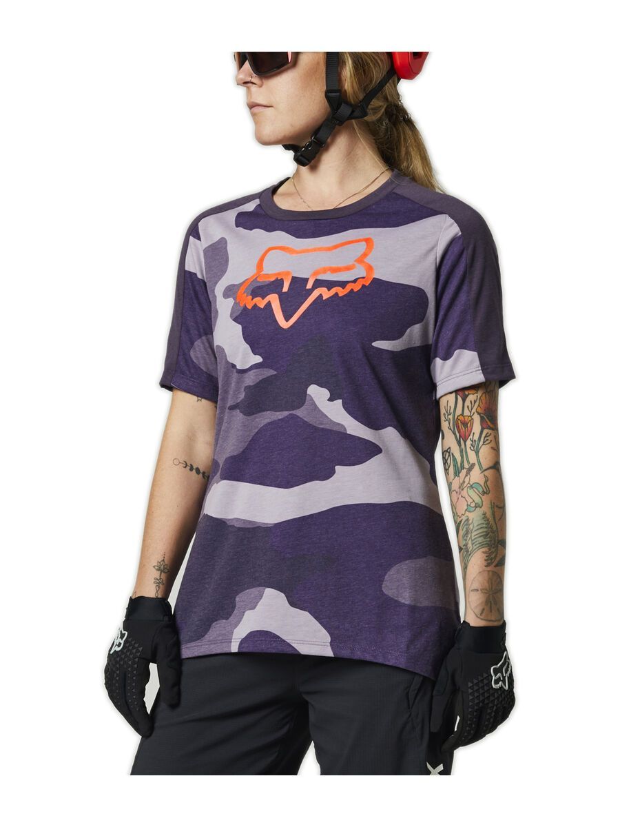 Fox Womens Ranger Drirelease SS Jersey, dark purple - Bild 3