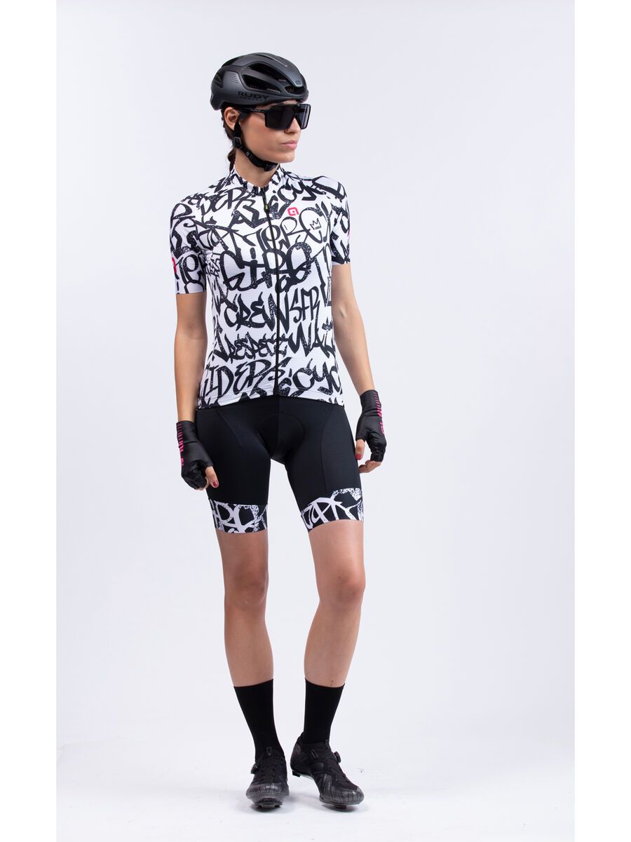 Ale Solid Ride Short Sleeve Lady Jersey, white - Bild 4