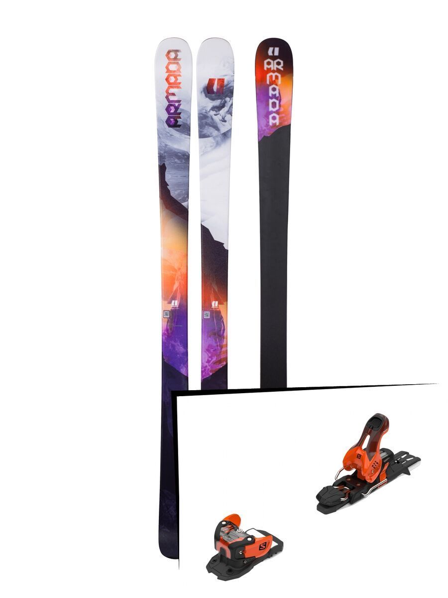 Set: Armada Victa 83 2018 + Salomon Warden 11 orange/black - Bild 1