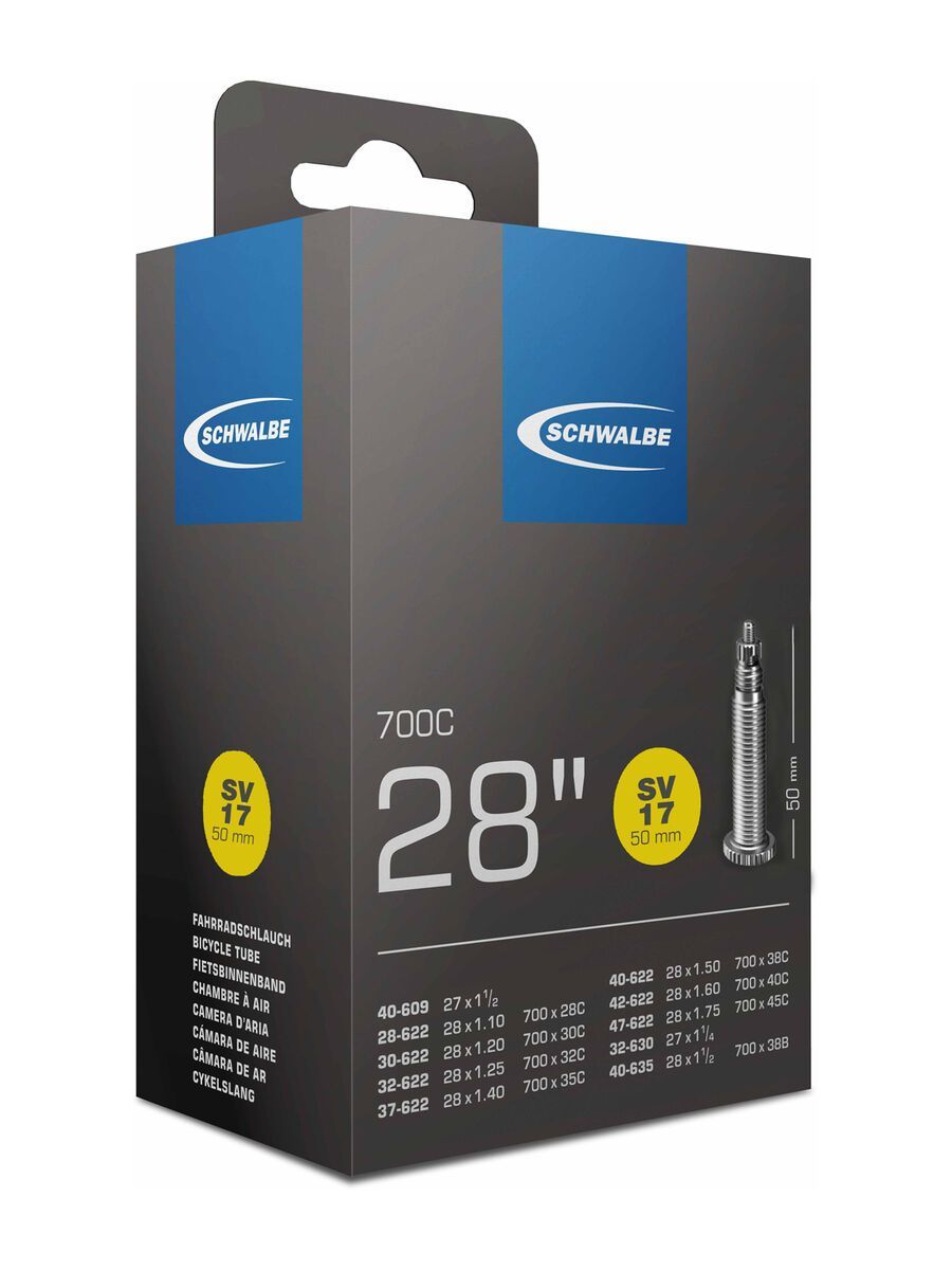Schwalbe Schlauch SV 17 50 mm - 28 Zoll / 700C - Bild 1