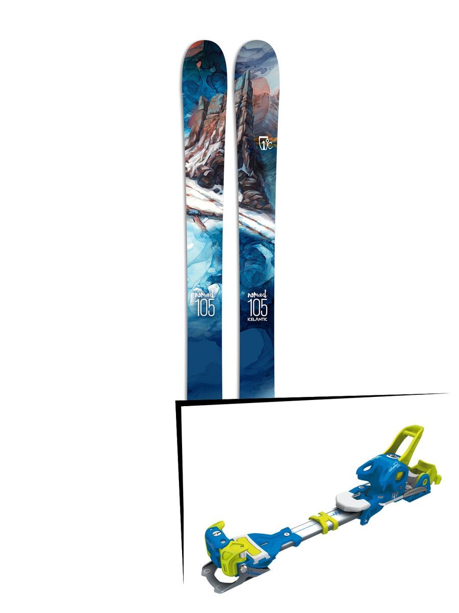 Set: Icelantic Nomad 105 2017 + Tyrolia Ambition 12 (1715204) - Bild 1