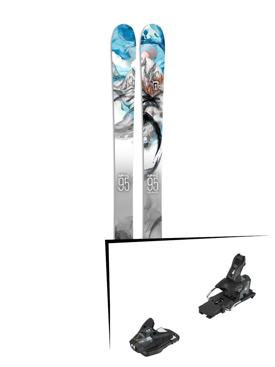 Set: Icelantic Nomad 95 2017 + Salomon STH2 WTR 13 (2212352) - Bild 1