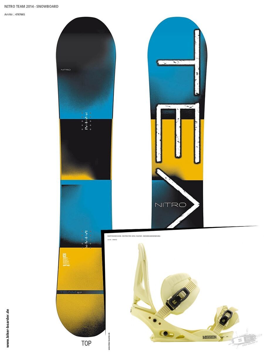 Set: Nitro Team  + Burton Mission - Restricted (494016S) - Bild 1