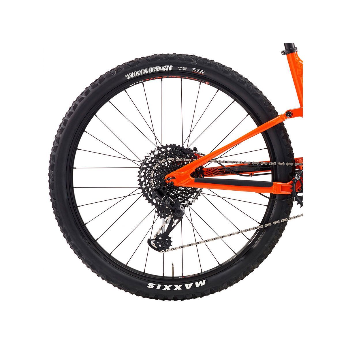 Kona Satori DL, gloss hot orange w/ black & white decals - Bild 5