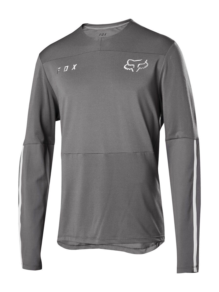 Fox Defend Delta LS Jersey, grey vintage - Bild 1