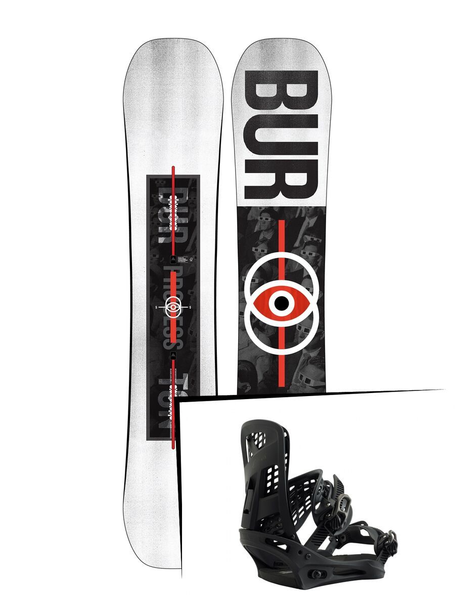 Set: Burton Process 2019 + Burton Genesis matty black - Bild 1
