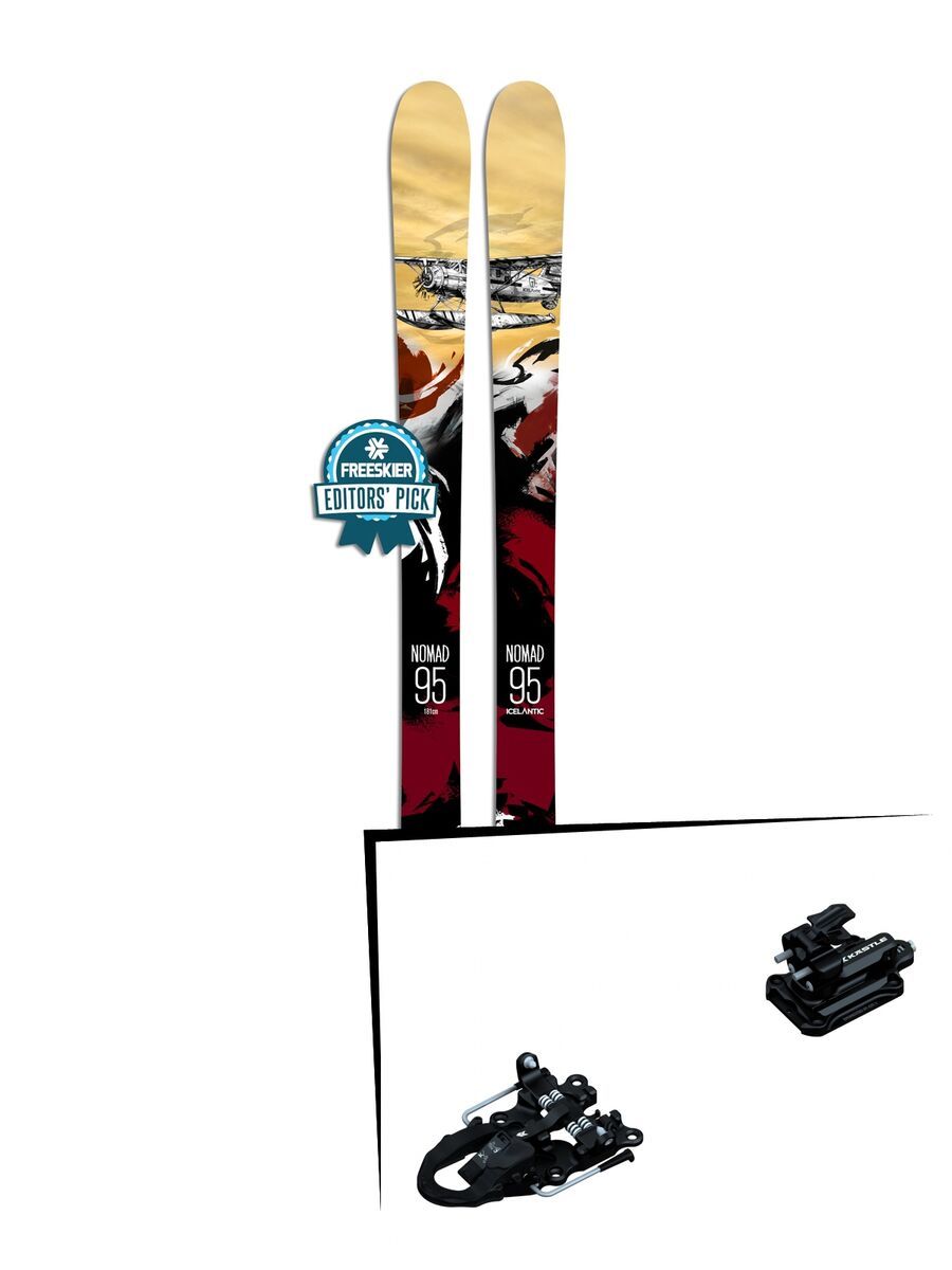 Set: Icelantic Nomad 95 2018 + Kästle ATK Free Tour 12 2.0 - Bild 1
