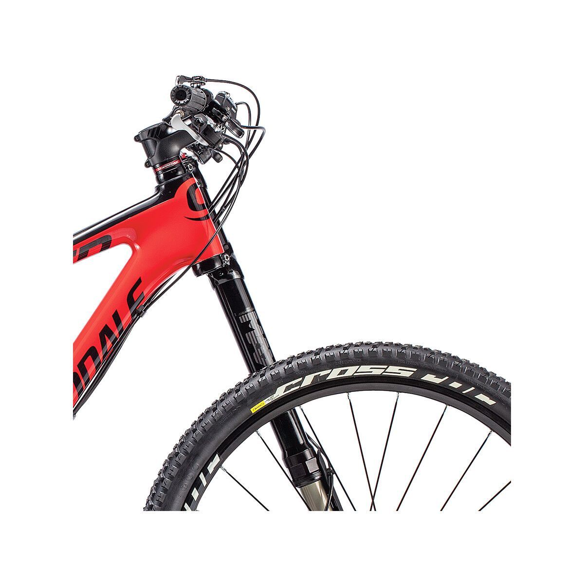 Cannondale Trigger 27.5 Carbon 2, race red with exposed carbon, jet black gloss - Bild 5