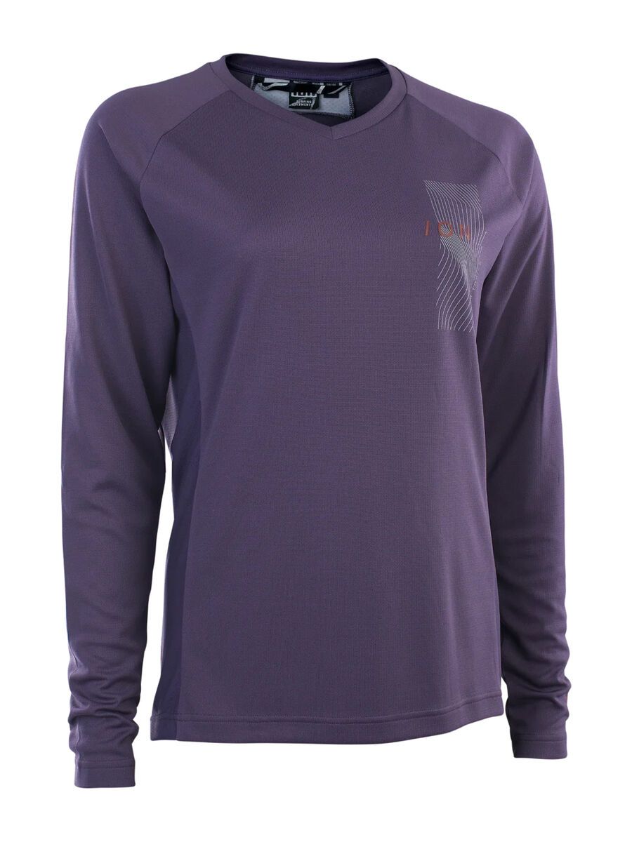 ION MTB Jersey Traze Long Sleeve Women, dark-purple - Bild 1