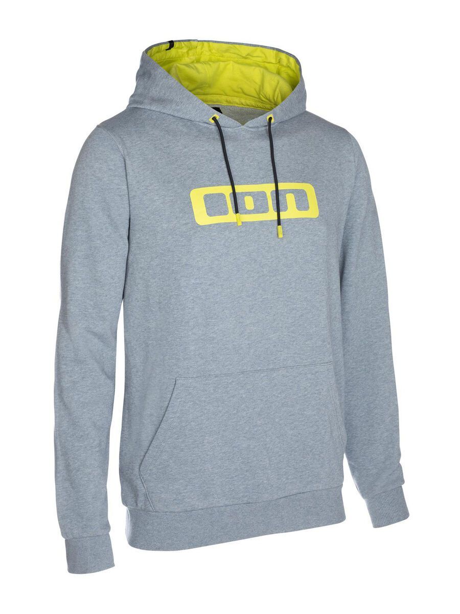 ION Hoody Logo, stone grey melange - Bild 1