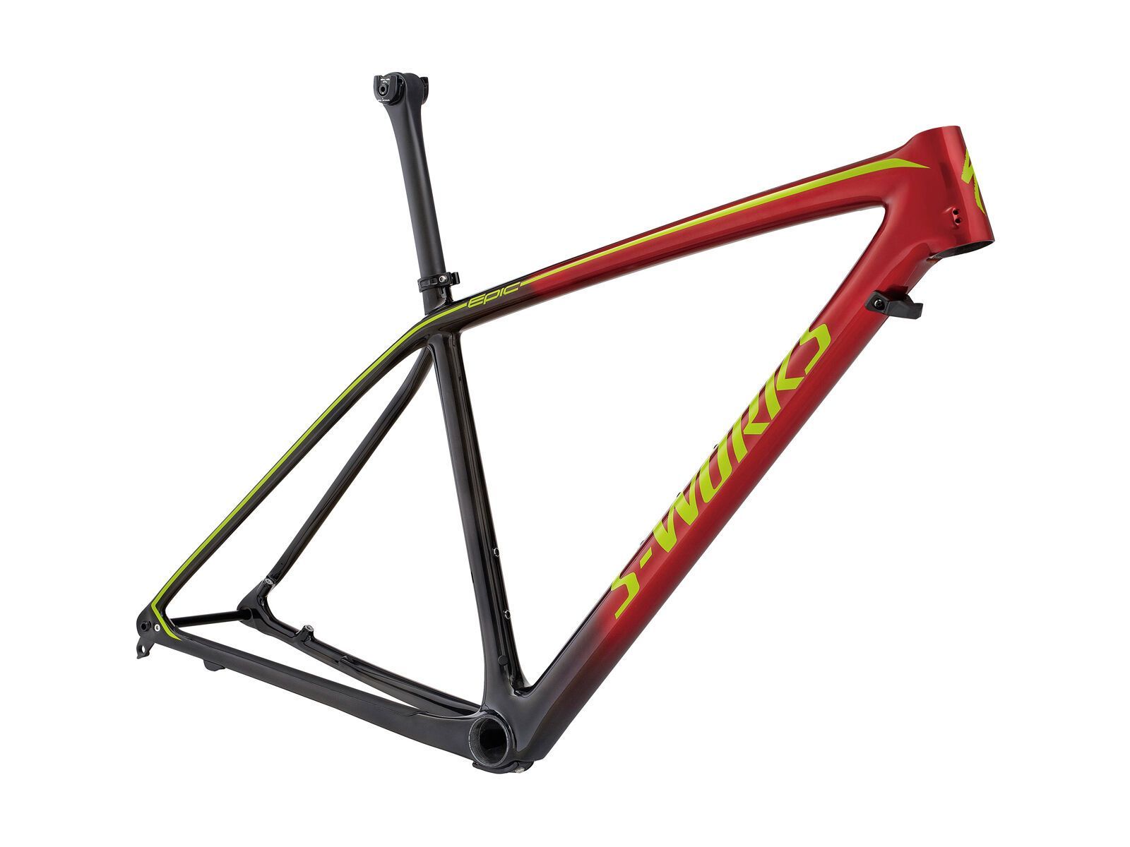 Specialized S-Works Epic HT Carbon 29 Frame, gloss black/candy red/hyper green - Bild 1