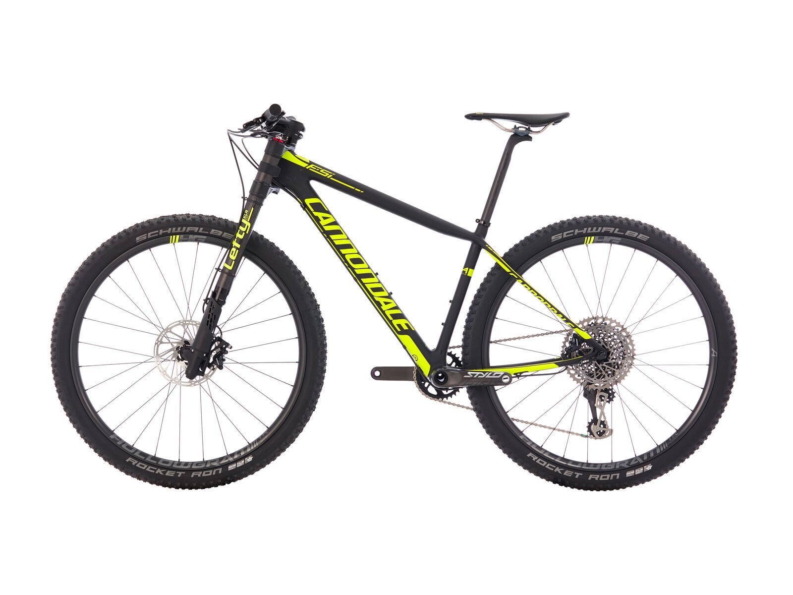 Cannondale F-Si Hi-Mod 1 27.5, jet black w/ volt - satin (BBQ) - Bild 5