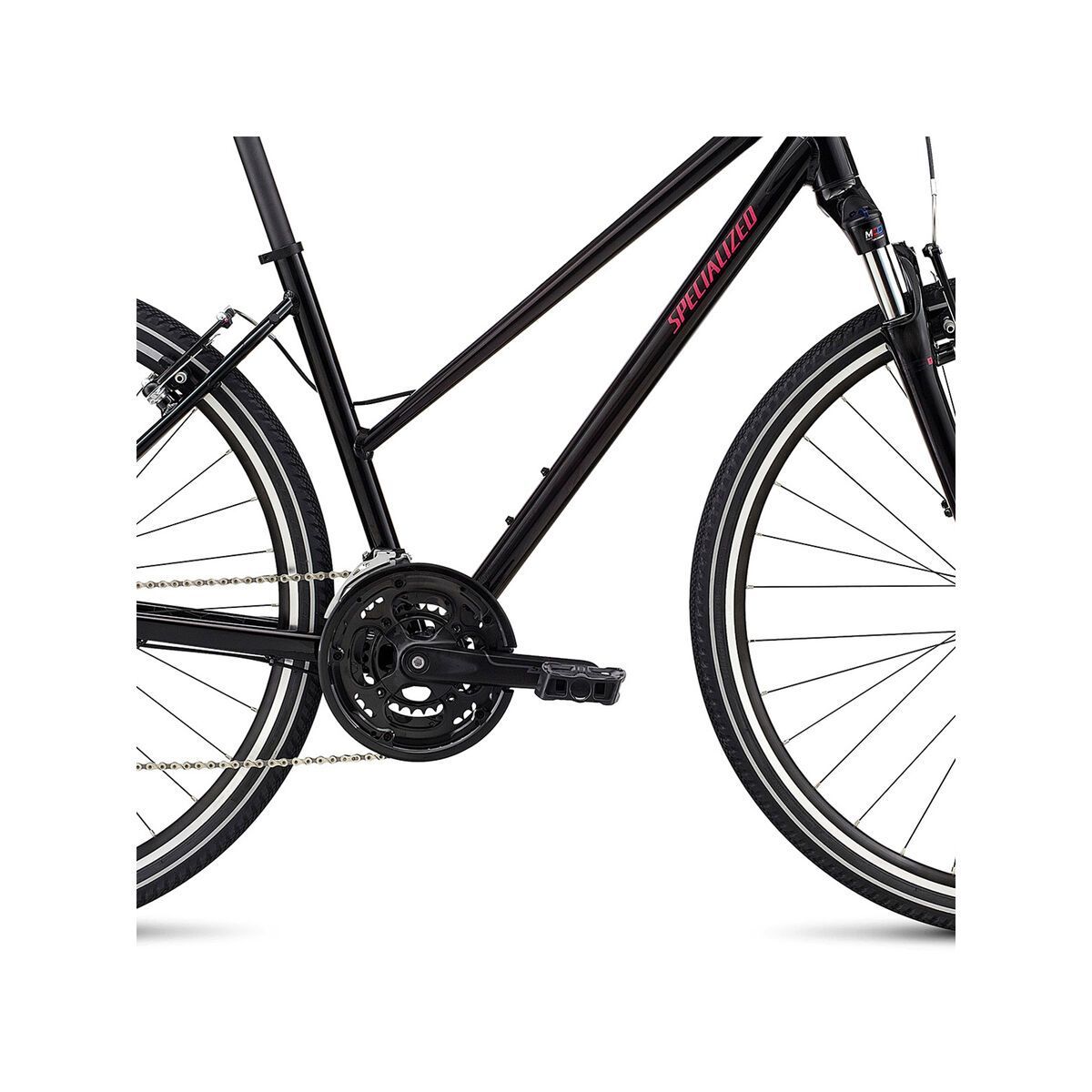 Specialized Ariel Step Through, tarmac black/nearly black/rainbow flake pink - Bild 3