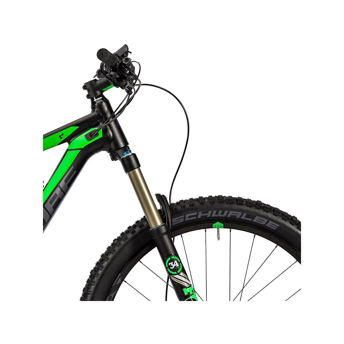 Cube Stereo Hybrid 140 HPA Race 500 27.5, black´n´green - Bild 5