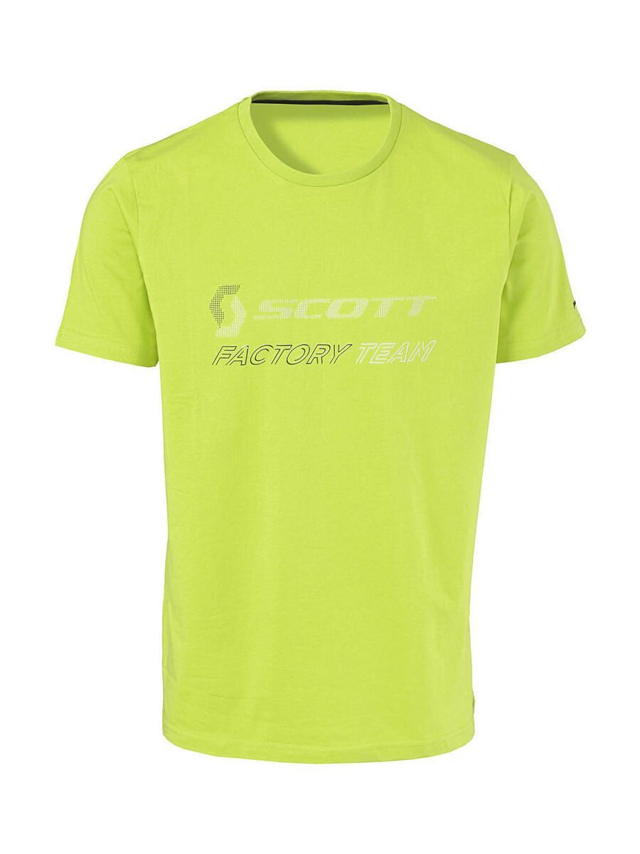 Scott CO Factory Team s/sl T-Shirt, lime green/black - Bild 1