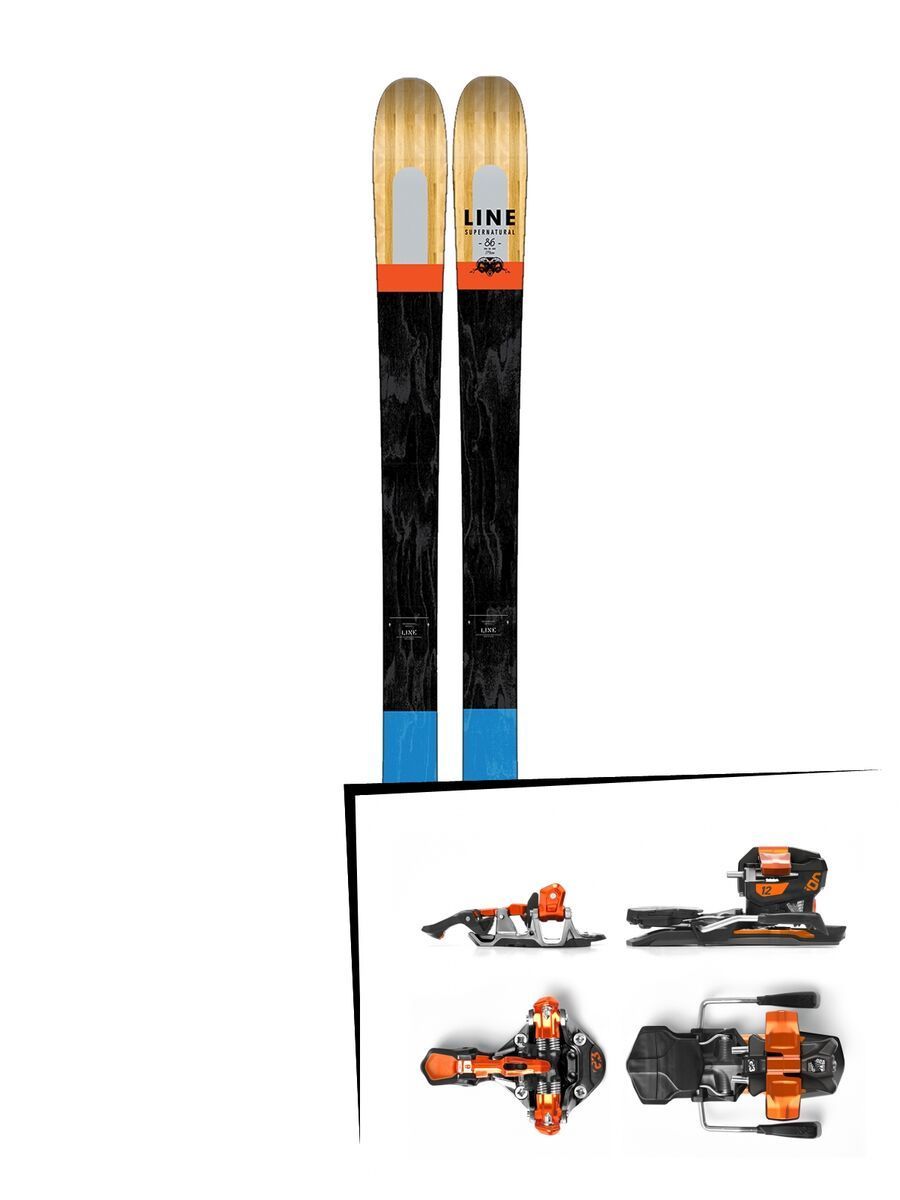 Set: Line Supernatural 86 2017 + G3 Ion 12 100 mm 2017 - Skiset - Bild 1