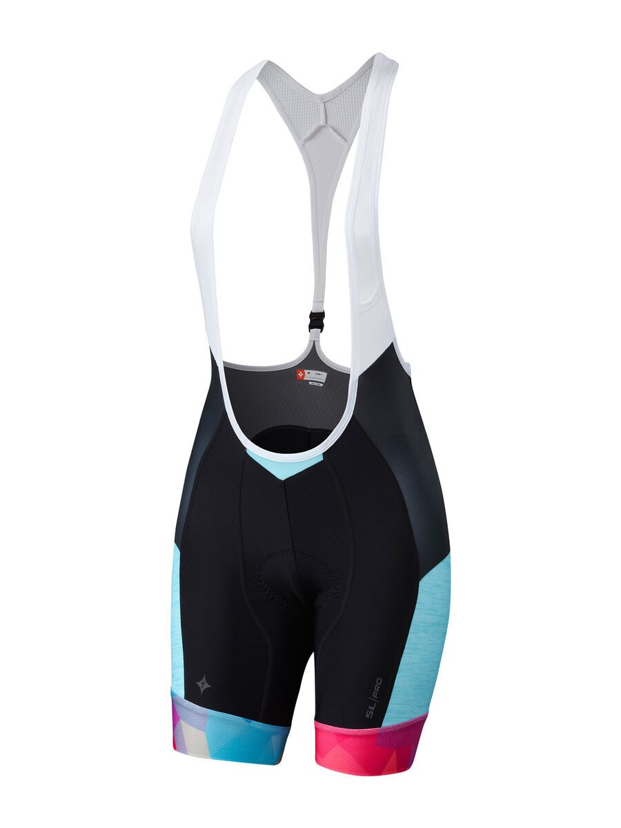 Specialized Women's SL Pro Bib Short, turquoise/geo fade - Bild 1