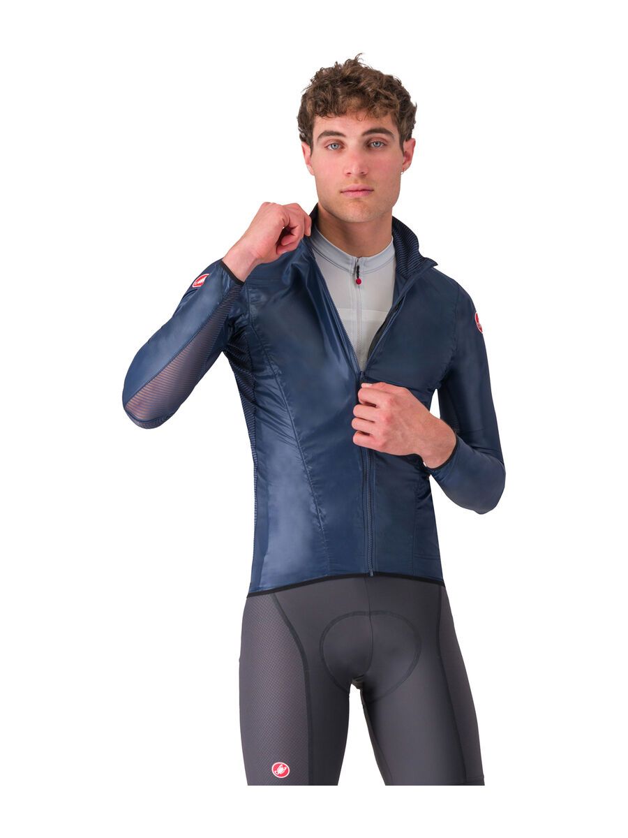 Castelli Aria Shell Jacket, belgian blue - Bild 1