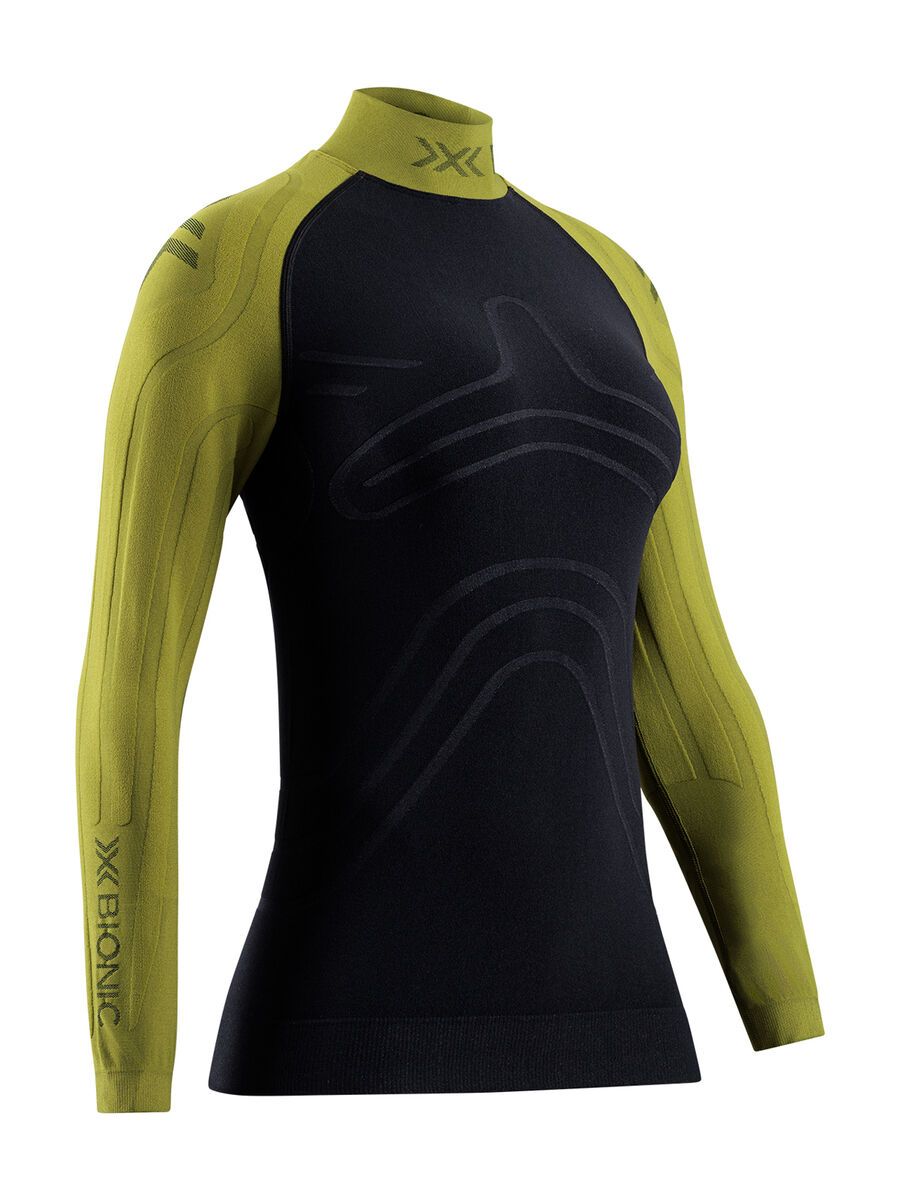 X-Bionic Heatloop Shirt LS Wmn, moss green/x black - Bild 1