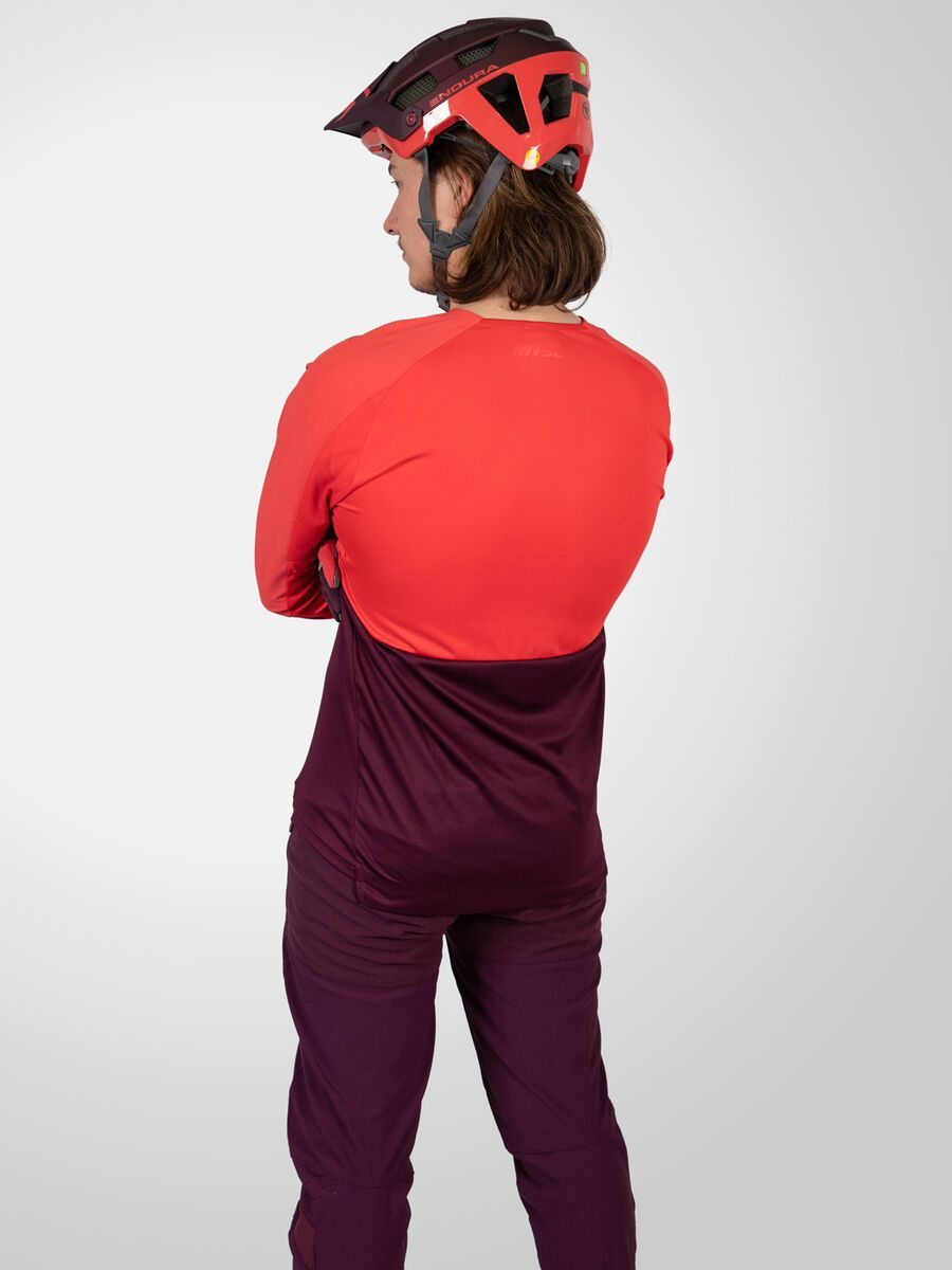 Endura MT500 Burner Trikot (Langarm), aubergine - Bild 6