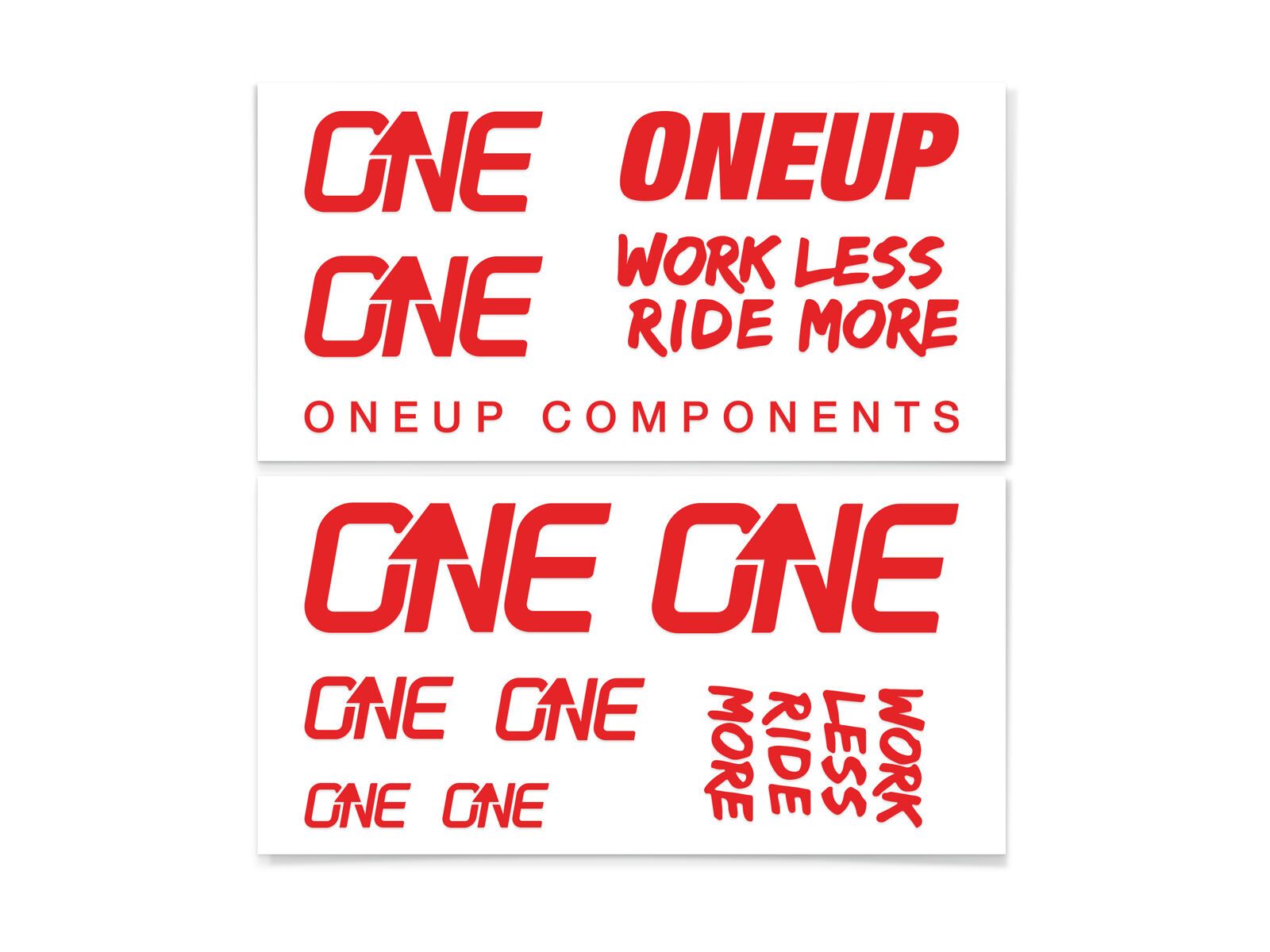 OneUp Components Decal Kit Carbon Handlebar, red - Bild 1