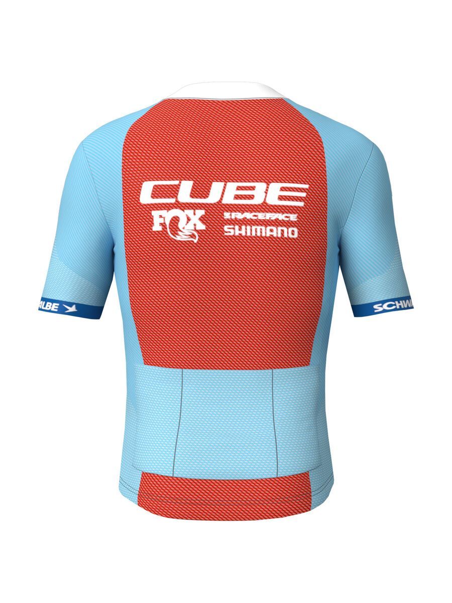 Cube Road/XC Trikot X Factory Racing kurzarm, blue´n´orange - Bild 2