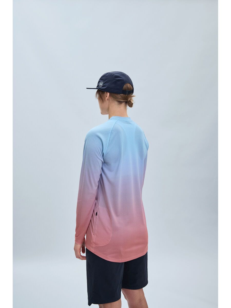 POC W's Essential MTB Lite LS Jersey, gradient rock salt - Bild 5
