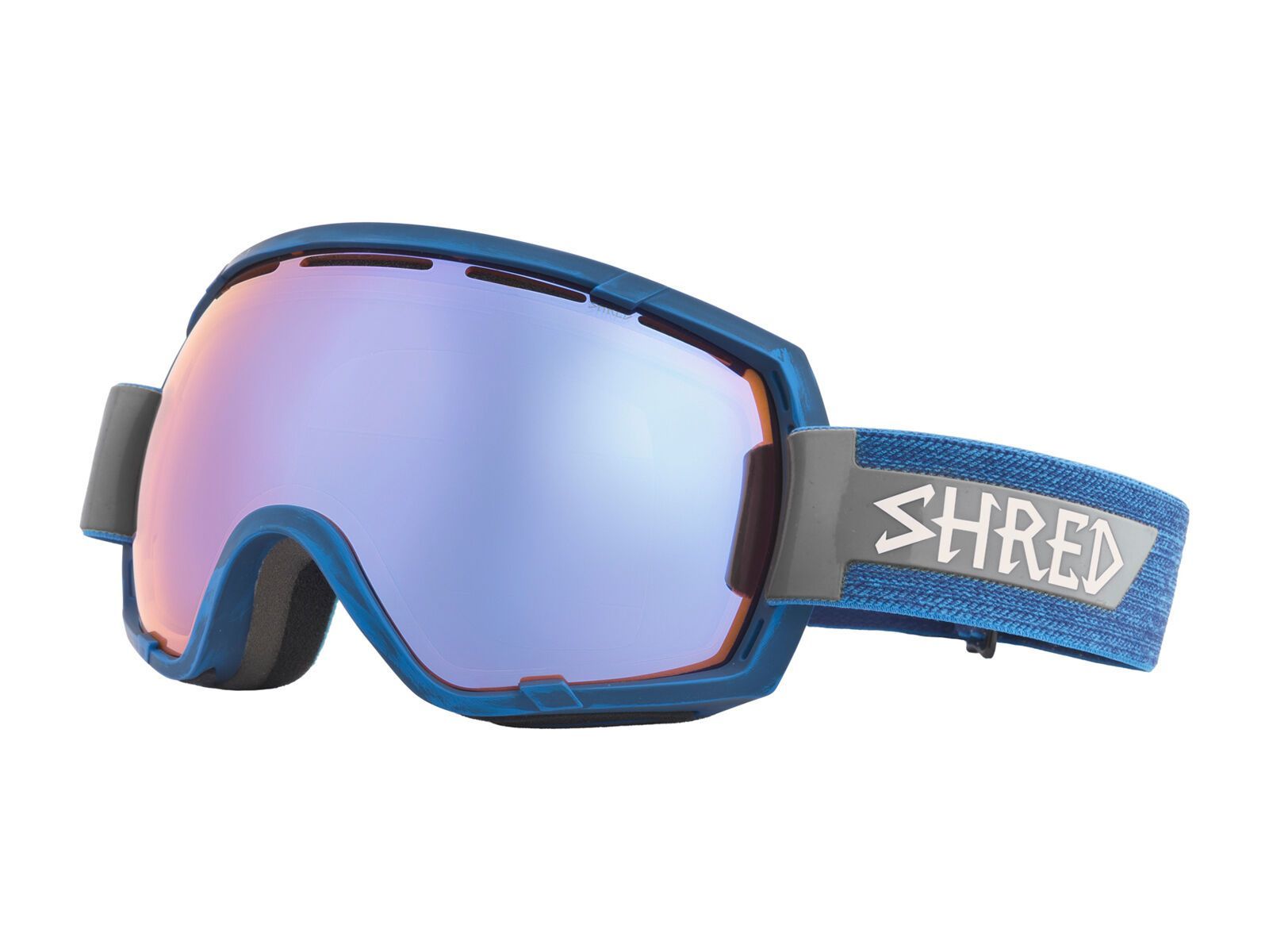 Shred Stupefy inkl. Wechselscheibe, brushed royal/Lens: frozen reflect smoke - Bild 1