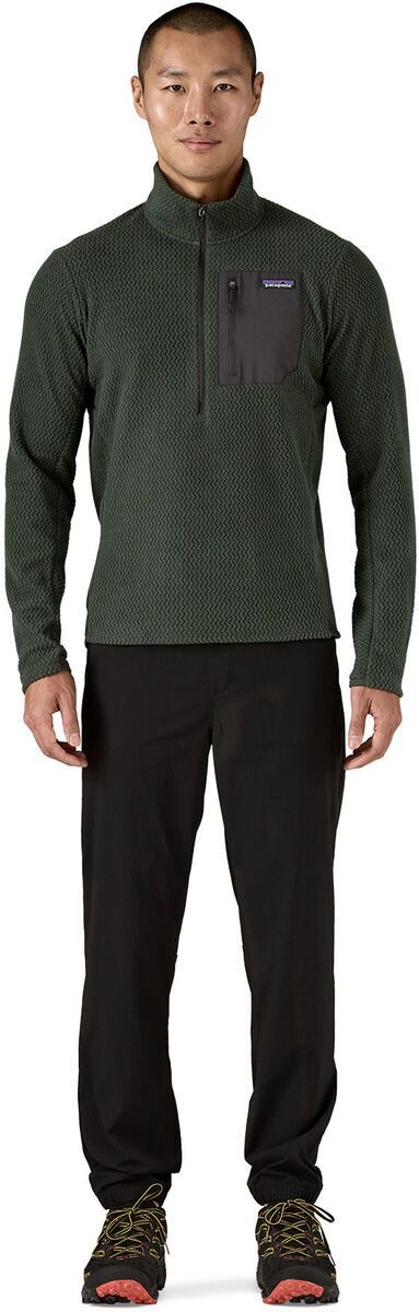 Patagonia Men's R1 Air Zip Neck, old growth green - Bild 5