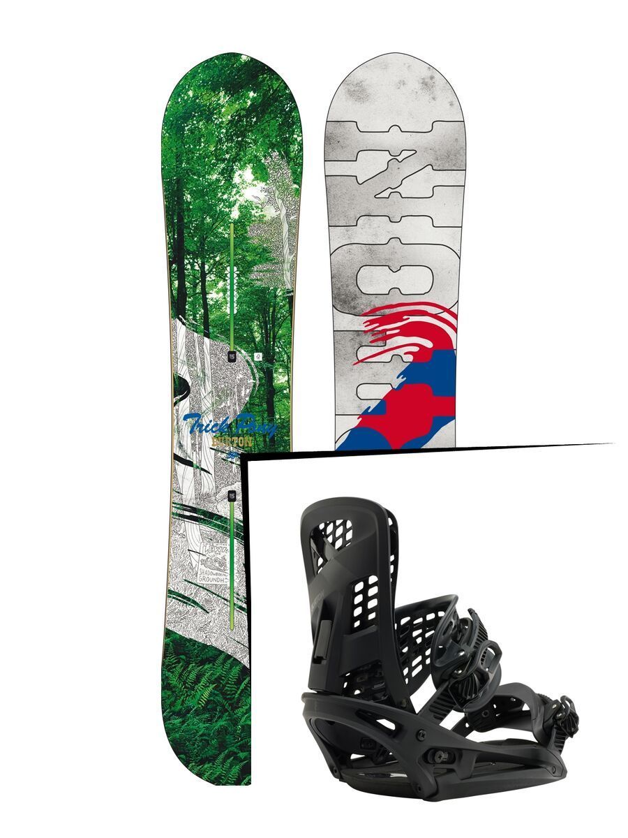 Burton Set: Trick Pony Wide 2016 + Burton Genesis EST - Bild 1