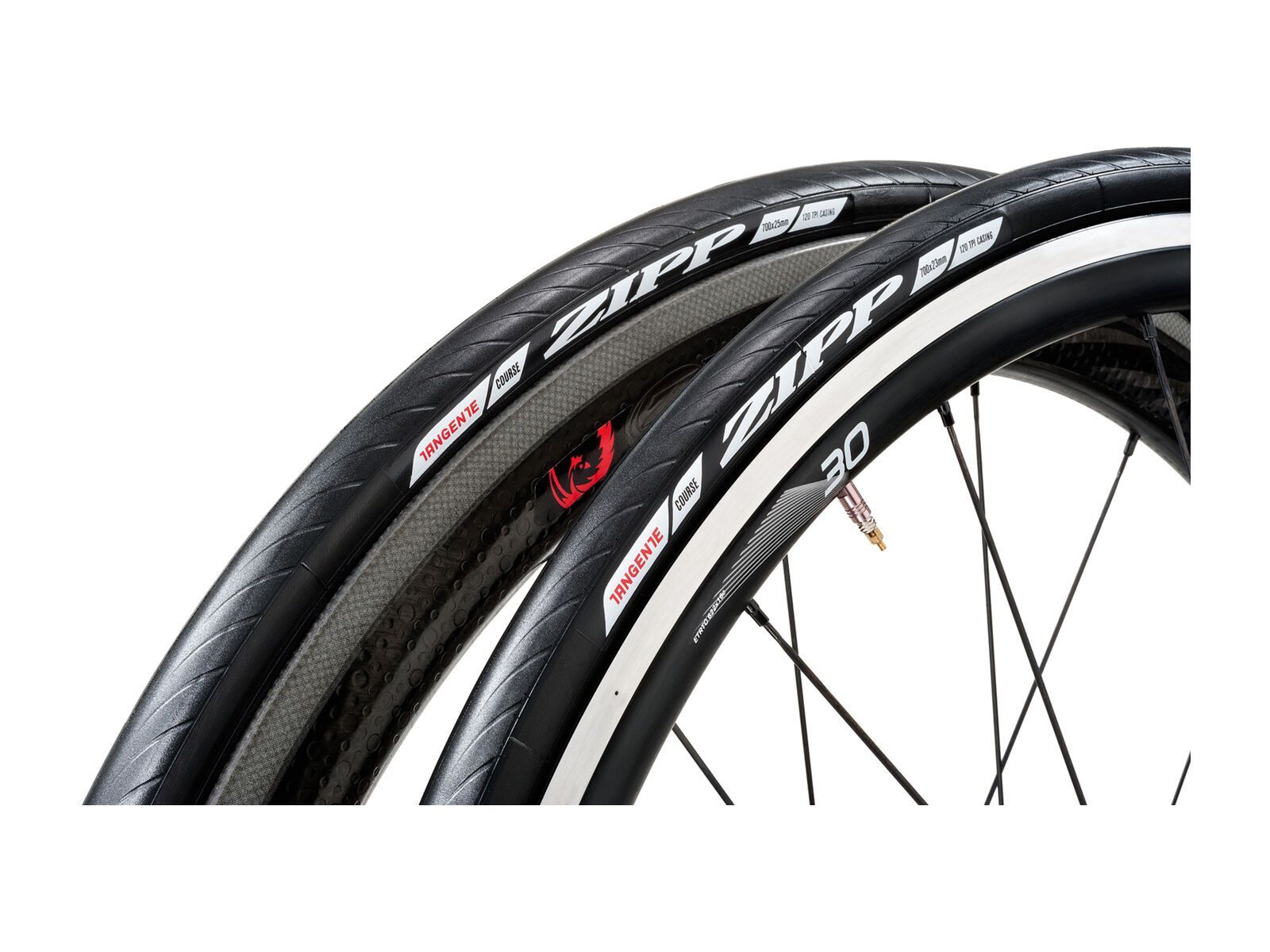 Zipp Course Clincher Puncture 700C, schwarz - Bild 1