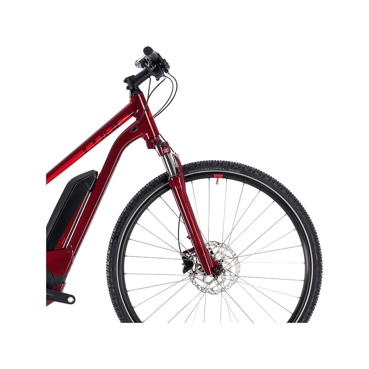 Cube Cross Hybrid Pro 500 Trapeze, darkred´n´red - Bild 7