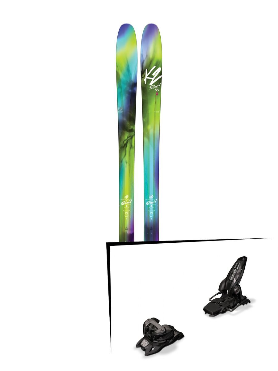 Set: K2 SKI Fulluvit 95 2017 + Marker Griffon 13 ID (1685401) - Bild 1