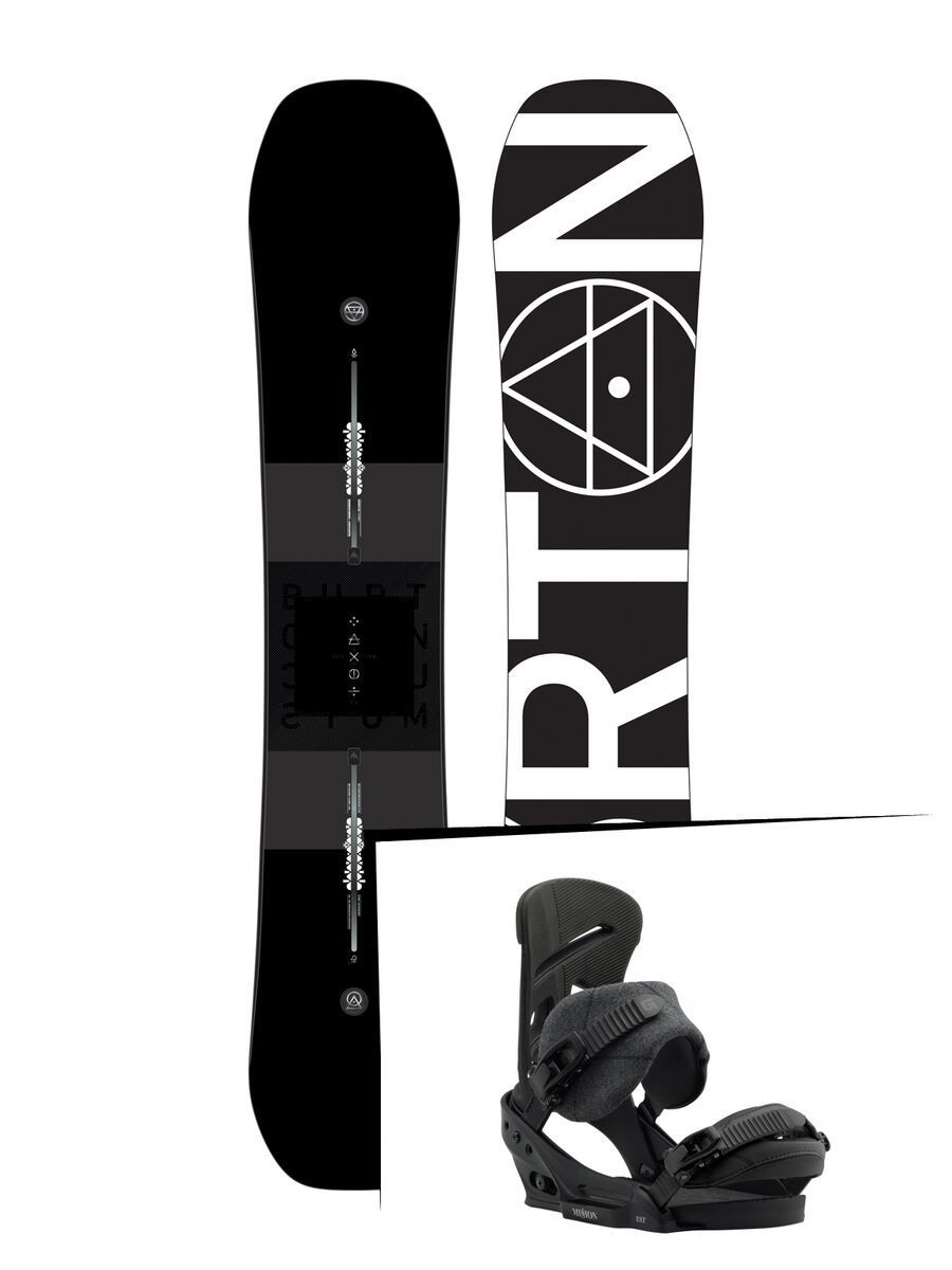 Set: Burton Custom X Flying V 2019 +  Mission EST (1931070S) - Bild 1