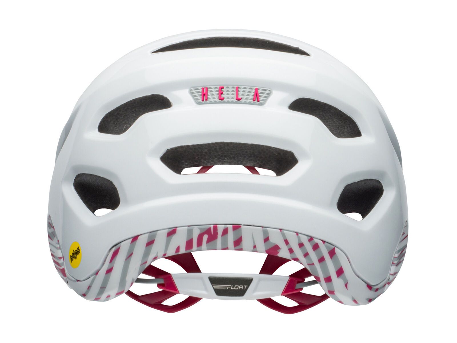 Bell Hela Joy Ride MIPS, matte/gloss white/cherry fibers - Bild 5