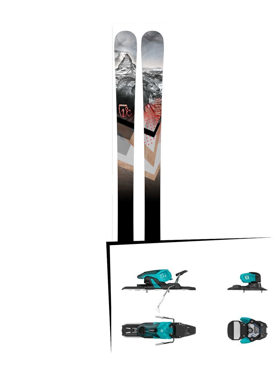Set: Icelantic Pilgrim 2016 + Salomon Warden 11 (1706225) - Bild 1