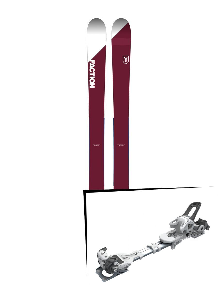 Set: Faction Candide 3.0 2018 + Tyrolia Ambition 12 AT solid white black - Bild 1