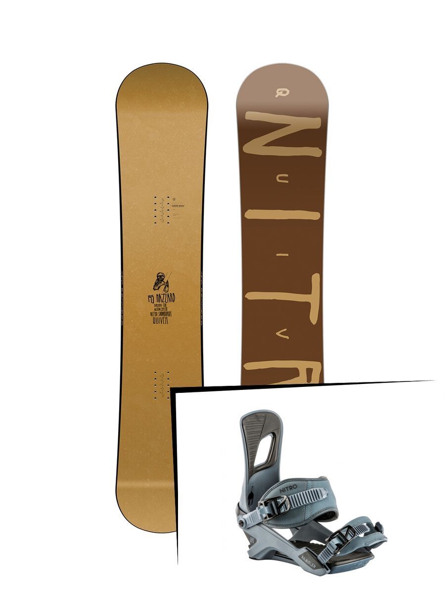 Set: Nitro Quiver Hazzard 2019 + Nitro Rambler blue steel - Bild 1