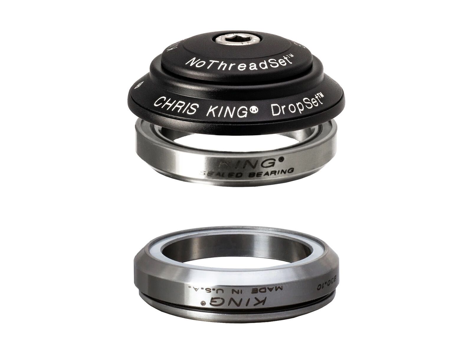 Chris King DropSet 4 - IS42/28.6 | IS42/30 - Ceramic, black - Bild 1