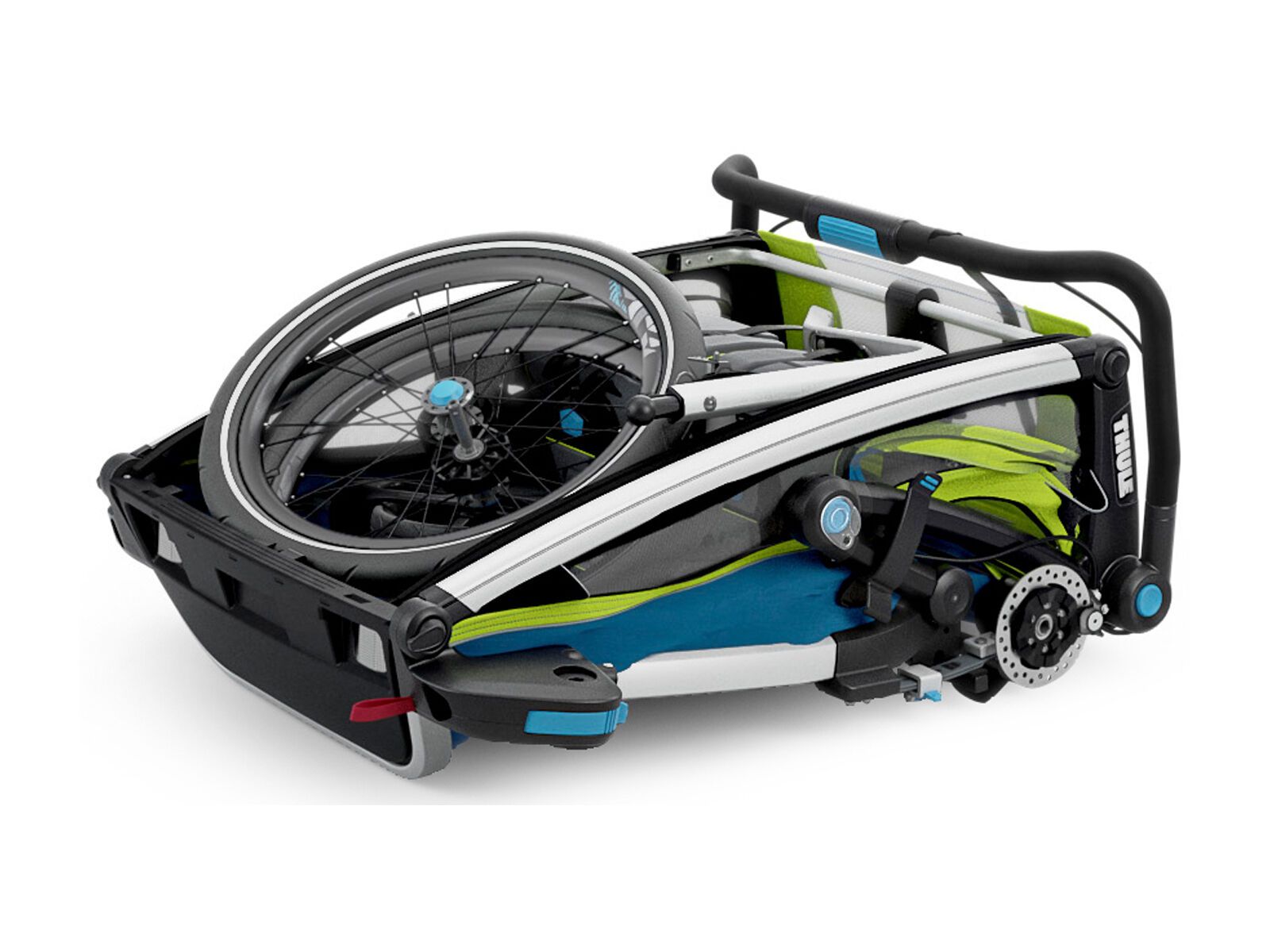 Thule Chariot Sport 2, chartreuse/mykonos - Bild 5