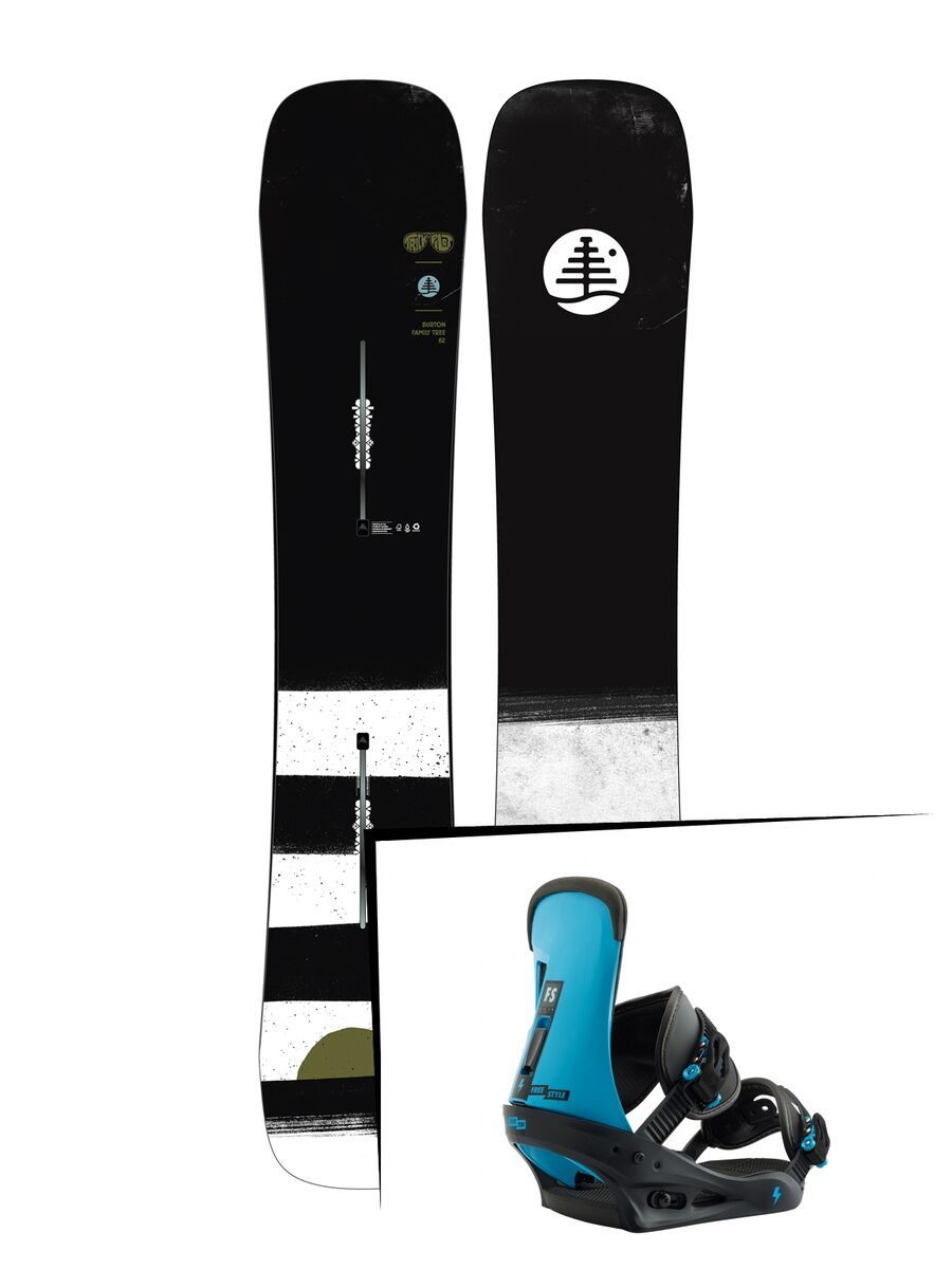 Set: Burton Family Tree Trick Pilot 2019 + Burton Freestyle cobalt blue - Bild 1