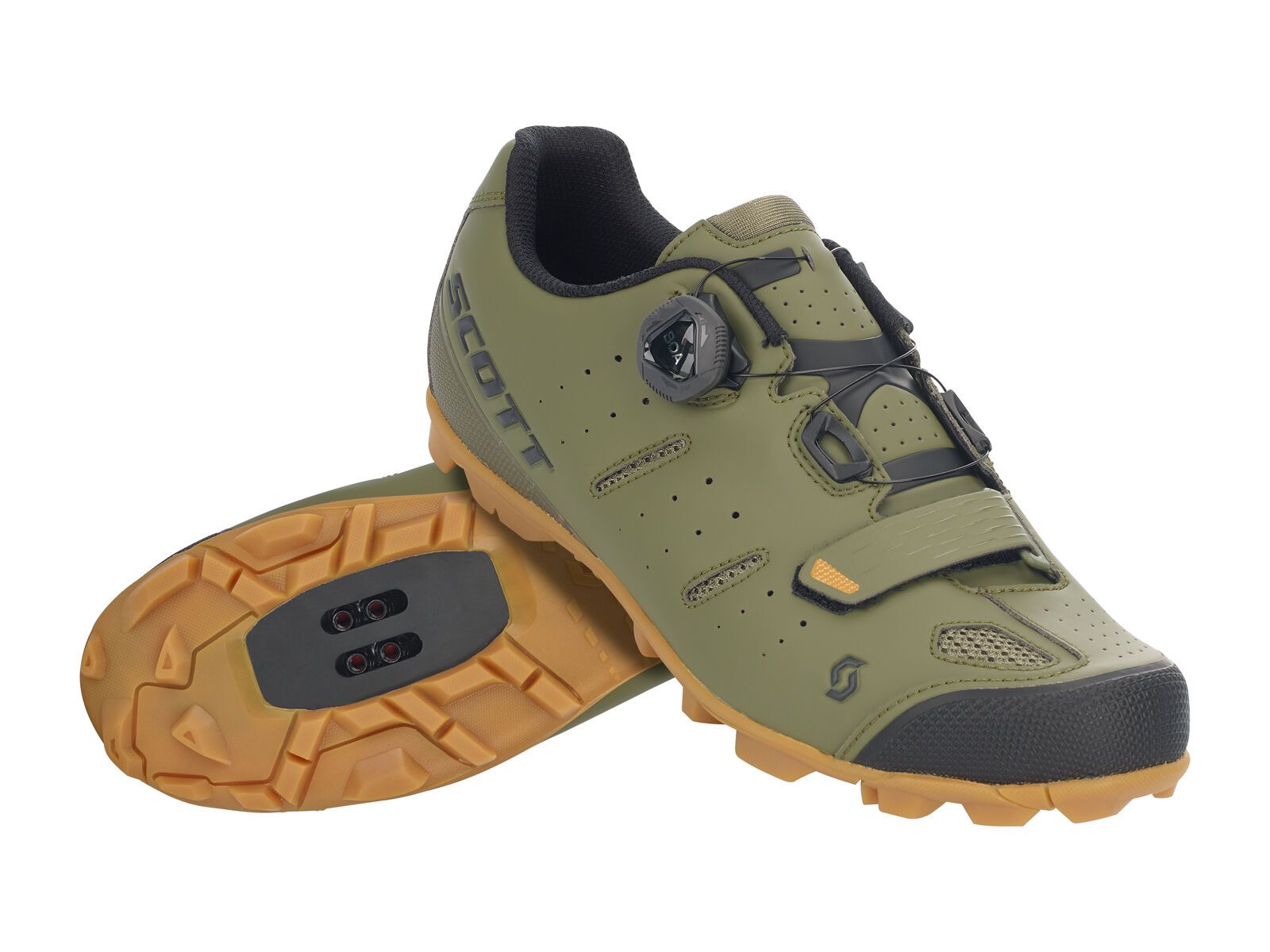 Scott MTB Elite Boa Shoe, green moss/black - Bild 2