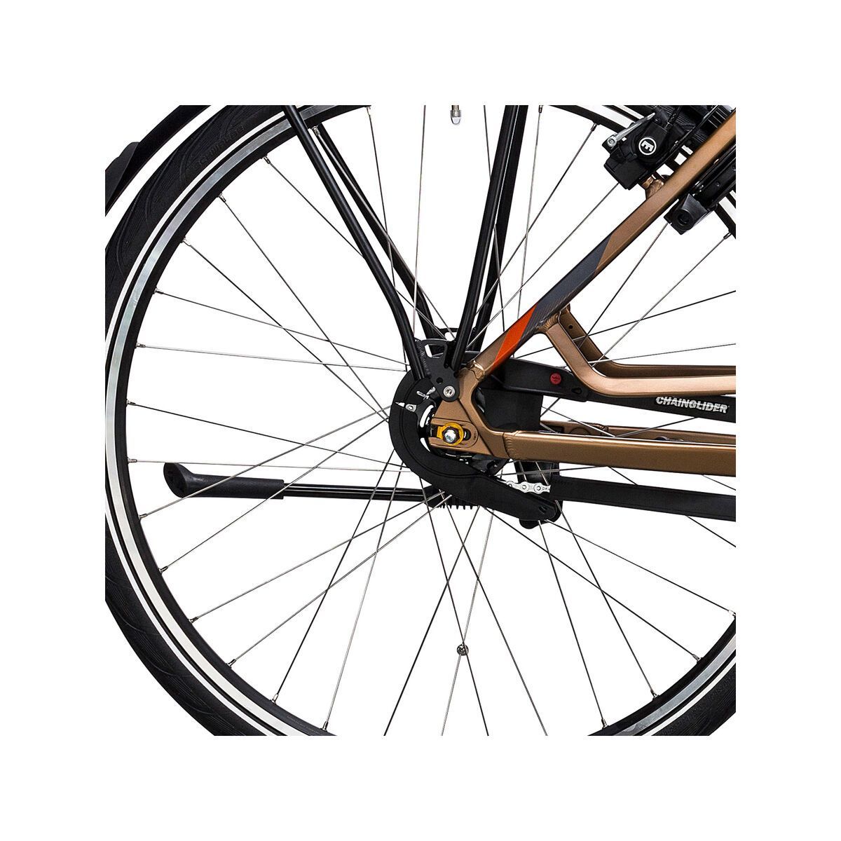 Cube Travel Hybrid 400 Easy Entry, havanna brown´n´orange - Bild 4