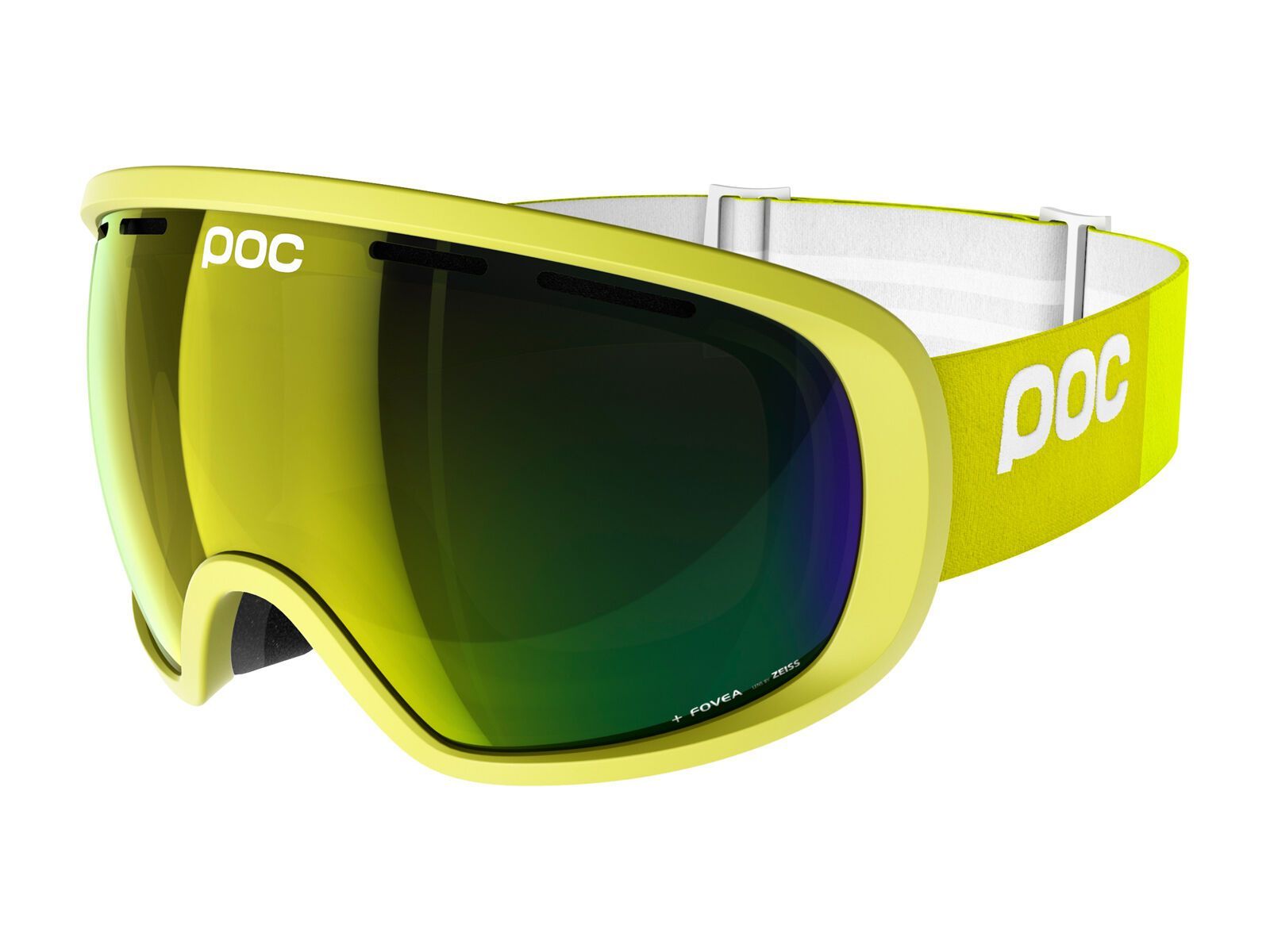 POC Fovea inkl. Wechselscheibe, yellow/Lens: bronze yellow mirror - Bild 1