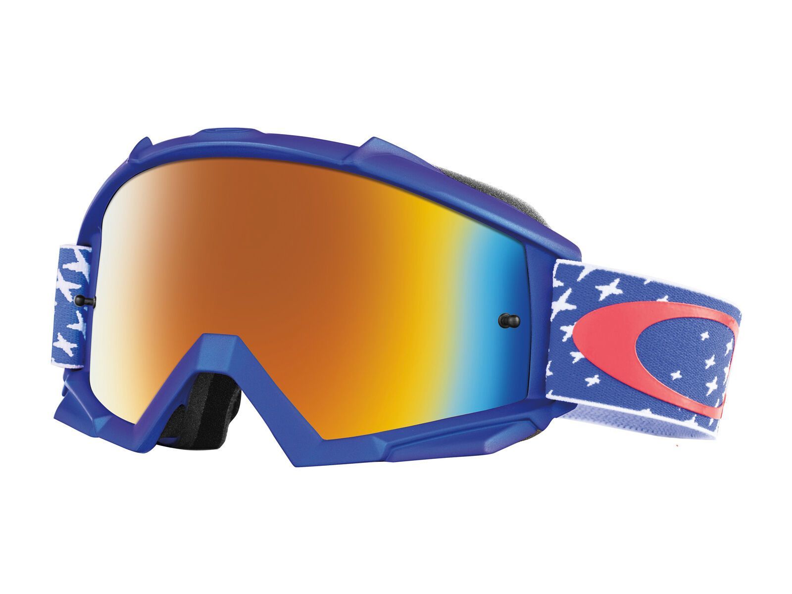 Oakley Proven MX, starburst red white blue/Lens: fire iridium - Bild 1